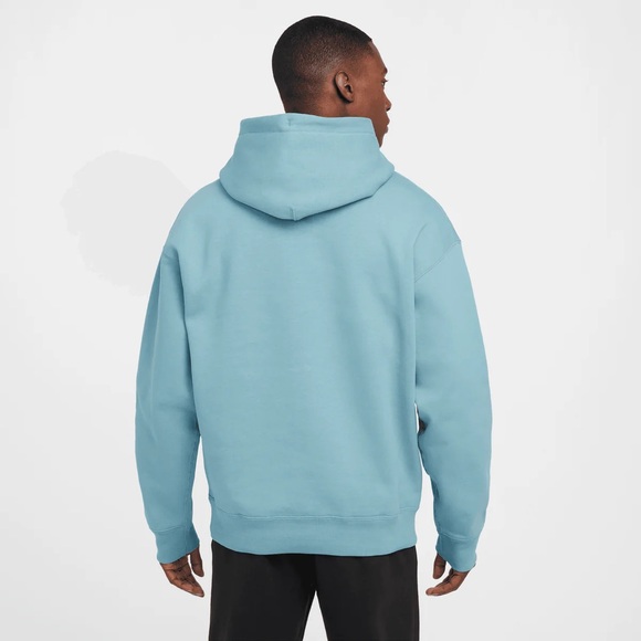 NikeLab Nike Solo Swoosh aqua turquoise pullover hoodie men’s S - Picture 2 of 7